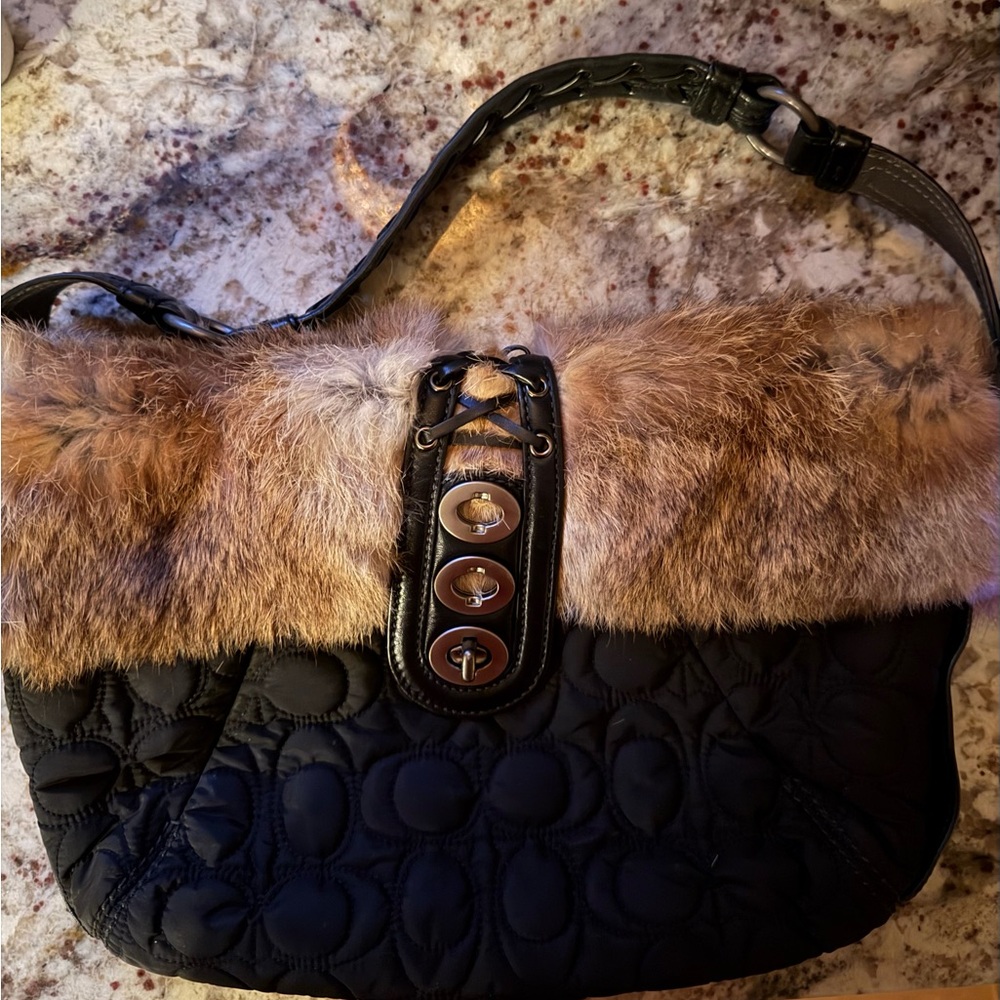 Vintage Coach SoHo ski hobo purse